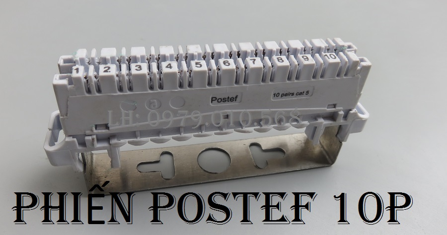 POSTEF Phiến đấu dây Postef 10 đôi PO-10